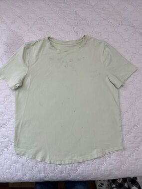 lululemon Love Crewneck T-Shirt Pastel Mint Green Short Sleeve Size 12